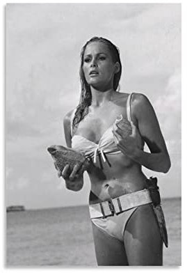 TSALF Leinwand Wandkunst Malerei Kein Rahmen Ursula Andress-Poster 60x90cm