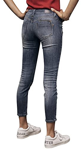 Freeman T. Porter Alexa Cropped Super Stretch Denim Pacific Größe M