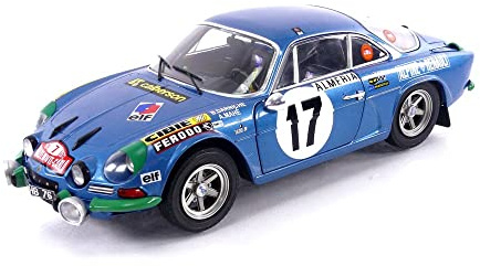 MODELLINO IN SCALA COMPATIBILE CON ALPINE A110 1600S N.17 RALLY MONTECARLO 1972 DARNICHE/MAHE 1:18 SOLIDO SL1804206