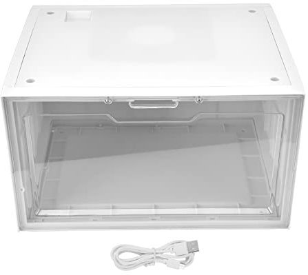 KUIKUI LED-Schuhbox, halten Sie Ihre Sneaker sicher und stilvoll mit Sprachsteuerung und stapelbarem Design