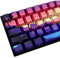 MOLGRIA 124 Set Light-Go-Through Custom Keycaps, Double-Shot PBT Cherry Profile Key Caps for Most 60/75/98 Percent Cross-Switch RGB Backlit Mechanical Gaming Keyboard ANSI/ISO Layout(Sunset Glow)