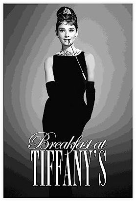 OffsuM Filmposter Breakfast at Tiffany's (1) Blechschild Vintage Metall Pub Club Cafe Bar Home Wandkunst Dekoration Poster Retro 40 x 60 cm