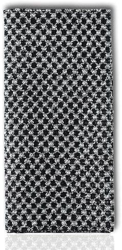 XIANZANDER Japanese Exfoliating Towel,Extra Long Exfoliating Washcloth,Exfoliating Body Scrubber for Men Women Exfoliation,Body Scrubbing Brush Loofah Exfoliator(Black)