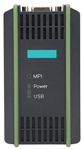 lyrlody Cable de Programación USB-MPI compatible con S7 300, Adaptador PLC 6GK1571 0BA00 0AA0, Aislamiento Óptico, Conectores Niquelados, Soporte PPI MPI
