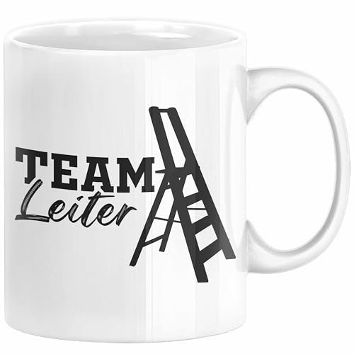 Team-Leiter Chef Geschenk Lustig Tasse für Chef vom Team Abteilungsleiter (Weiß)