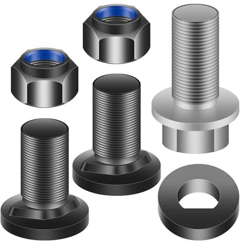 LIZEWEI 5630351002 Lawn Mower Blade Bolt Bolt Nut & 5640226002 Center Flange Bolt & 5650705002 Washer for EGO 21 Lawn Mowers LM2130 LM2130SP LM2150SP