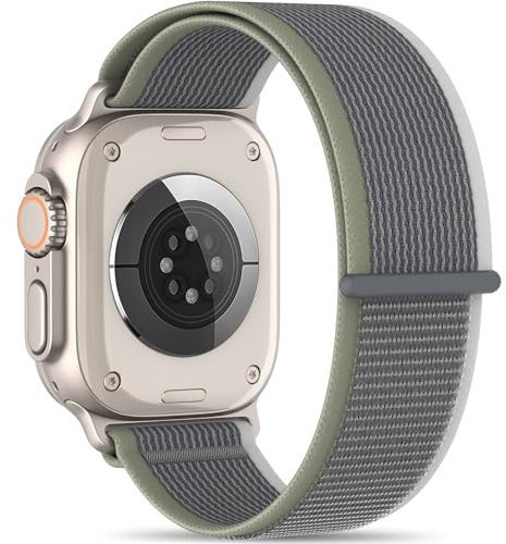 Yoohoo Bracelet Trail Loop Compatible avec Bracelet Apple Watch 42mm(Series 10) 41mm 40mm 38mm, Bracelets de Sport RéGlables en Nylon pour iwatch Series 10 9 8 7 6 5 4 3 2 1 SE Ultra 2/Ultra