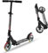 SUOTU Roller Kinder mit 145 mm Rollen, Scooter mit 2 LED Rädern für 3-12 Jahren, Zusammenklappbarer, Höhenverstellbarer, Cityroller for Boys and Girls (Schwarz)