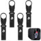 4 Stück Wasserflaschenhalter Clip Schlüsselanhänger Flaschenhalter mit Gürtelschnalle Tragbarer Wasserflaschenringhalter Wasserflaschenschnallenclip Karabiner für RucksackgüRtel Outdoor Camping