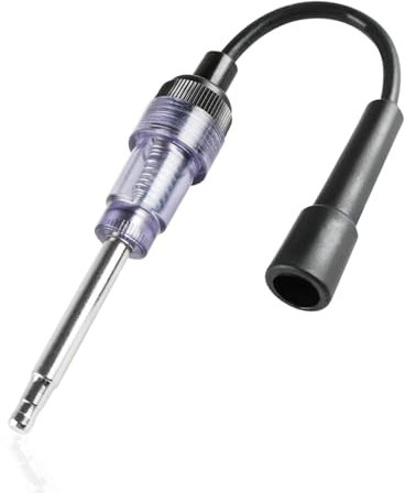 Spark Plug Tester,In Line Spark Plug Tester,Ignition Car Ignition Spark Tester,Straight Boot Ignition Coil Tester for Small Engines Cars,Motorcycles,Lawnmower
