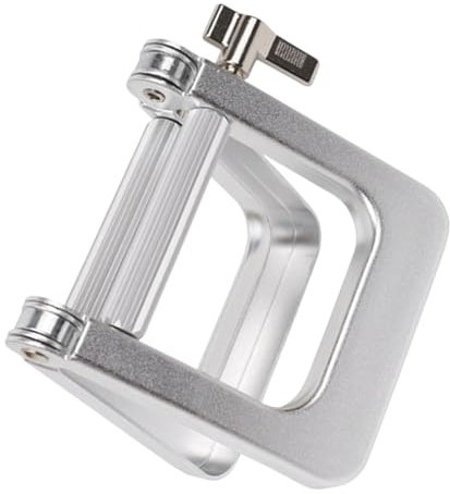 Exprimidor de pasta de dientes, dispensador de pasta de dientes de aluminio, diseño ergonómico resistente, organizador de baño fácil de usar para ungüento y tinte para el cabello, 4.5 x 4.13 pulgadas