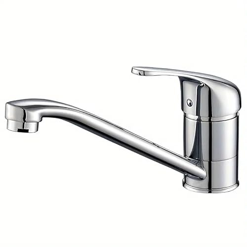 081 Store - Rubinetto Lavello Cucina Miscelatore Monocomando - 360° Girevole, Regolazione Caldo/Freddo, Risparmio Idrico | Installazione Rapida, Finitura Cromato Classico