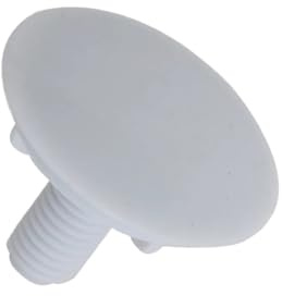 AUTSUPPL Cache Trou Évier Blanc Étanche Bouchon Lavabo Accessoires Cuisine pour Trou Robinet et Facile à Nettoyer