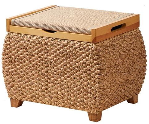 Schuhbank für den Eingangsbereich mit Kissen - Faltbares Deckelregal - Platzsparendes Design - Perfekt für Flur oder Schlafzimmer - Stilvolle Fußstütze für nized Living