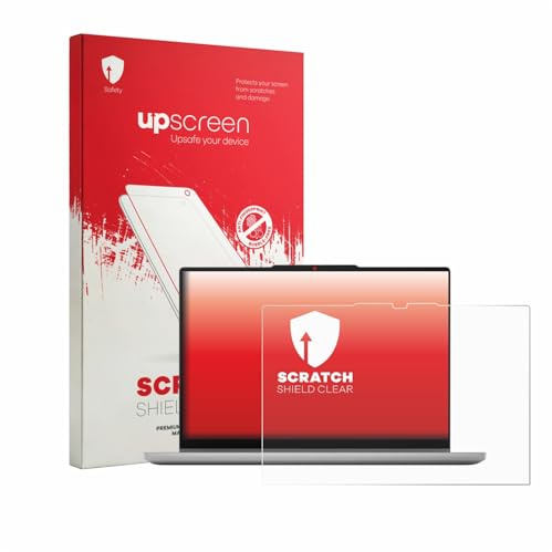 upscreen Schutzfolie für Lenovo IdeaPad 5a 2-in-1 Gen 11 14 – Made in Germany, Kristall-klar, Kratzschutz, Anti-Fingerprint