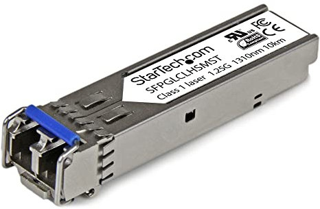 StarTech.com Cisco kompatibles Gigabit SFP Transceiver Modul SM LC - Mini-GBIC bis 10Km - Glasfaser Transceiver mit 1310nm 1000Base-LH