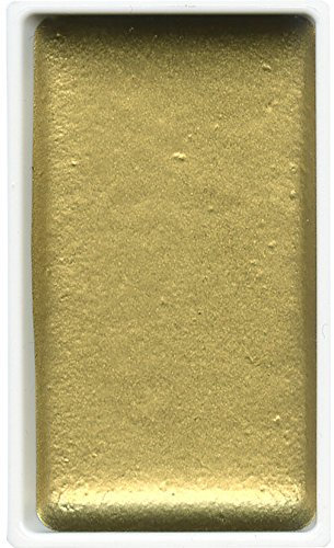 Kuretake : Gansai Tambi Aquarelle japonaise - Doré bleuté, grand format