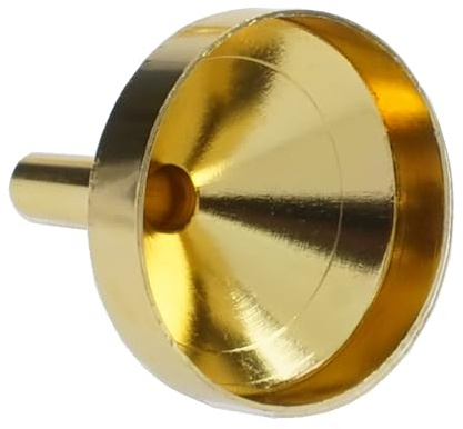 Parfümtrichter, Aluminium, Goldfarben, Ø 2,5 cm, Höhe: 3 cm