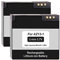 2X Batterie AZ13-1 pour Xiaomi Yi Sport Action Cam [3.7V - 890 mAh - Li-ION]