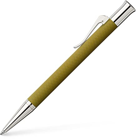 Graf von Faber-Castell 145218 Drehkugelschreiber Guilloche olive grün