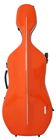 Gewa Astuccio per Violoncello AIR 3,9 kg arancione/nero Made in Germany estremamente infrangibile, migliori caratteristiche di isolamento
