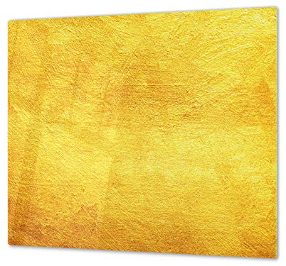 Planche à découper en verre trempé et couvre-cuisinière – Résistant à la chaleur et aux bactéries – UNE PIÈCE (60x52 cm) ou DEUX PIÈCES (30x52 cm chacune); D10A Série Textures: Texture 180