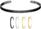 Max Palmer | Armband/Armreif mit Spruch - Gravur Follow Your Heart [02.] - schwarz
