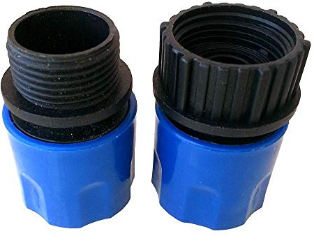 Uteruik Giardino Estensibile Tubo Adattatori Raccordo Rapido per Rubinetto e Spruzzo, 1 pz Blue