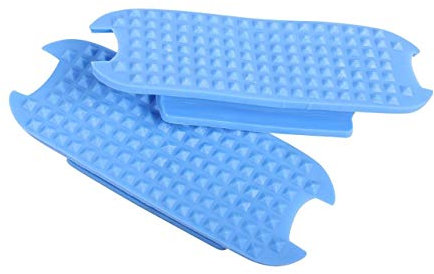 QHP Steigbügel-Tritte Steigbügel-Einlagen Color für Steigbügel (11 cm, Sky)