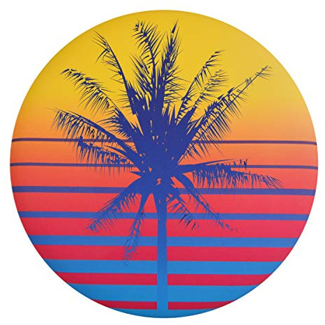 Waboba AZ-302-RP Wingman Flying Disc, Retro Palm, 150x150x15