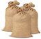La Cordeline 3 Säcke für Kartoffeln, Jute, 51 x 81 cm, 215 g/m², 25 kg – ACJN28PA-L3 Natur