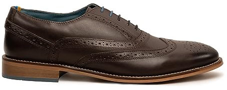 Oswin Hyde Winston Men Brogue Oxford Shoes for Men Perfect for Weddings and Other Formal Events Brown