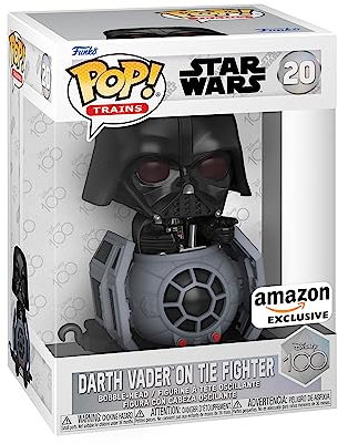 Funko Pop! Trains: Disney 100 - Darth Vader - Star Wars - Amazon-Exklusiv - Vinyl-Sammelfigur - Geschenkidee - Offizielle Handelswaren - Spielzeug Für Kinder und Erwachsene - Movies Fans