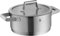 WMF Comfort Line - Cacerola pequeña (20 cm, tapa de cristal, 2,5 L, acero inoxidable Cromargan mate, apilable, sin revestimiento)