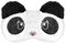 Mezeic Augenmaske für Schlafen, 3D Süße Tiere Schlafmaske Neuheit Augenbinde Augen Abdeckung Plüsch Nachtmaske für Kinder Mädchen Jungen Damen Reisen Nickerchen (Niedlicher Panda)