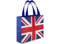 PMS Schicke mehrfarbige Einkaufstasche mit Union Jack-Design, 42 cm x 35 cm x 15 cm, langlebig und umweltfreundlich, perfekt für alltägliche Abenteuer, bedruckt
