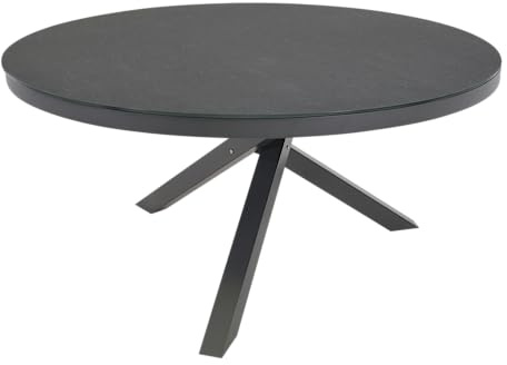 LesliLiving Tisch Mojito Ceramic Negro ø150cm