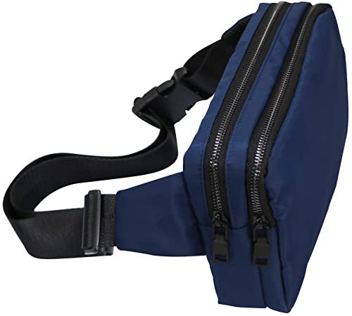 Bauchtasche Gürteltasche für Herren und Damen Mode Hüfttaschen mit Verstellbarem Schnallenriemen für Hundespaziergang Laufen Wandern Joggen - Blau