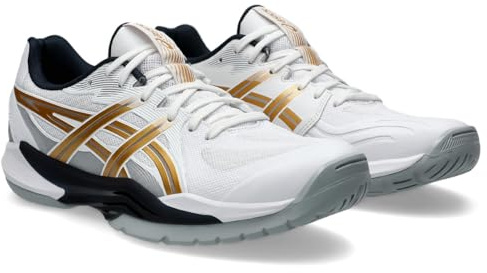 ASICS Herren Powerbreak Ff Sneaker, White Rich Gold, 43.5 EU