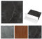 Fiqops PVC Bodenbelag Selbstklebend, 30x30cm 55 Fliesen 5m² Vinylboden Wasserfest Rutschfest, Schneidbar Fliesenoptik Bodenfliesen, für Eingangstür Küche (Schwarz Marmor)