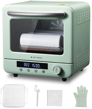 OFFNOVA Sublimation Oven Machine, 20L 110V 1250W Convection Oven for Sublimation Blanks Mugs Tumblers Cups Water Bottles Bulk Printing, with Oven Glove and Shrink Wrap