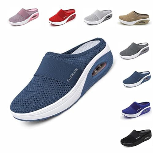Zapatos para Caminar ortopédicos para diabéticos Zapatos para Caminar sin Cordones de Aire para Mujer Sandalias para Mujer