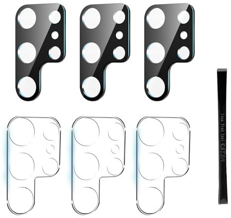 WUSANNA 6 Stück Geeignet für Aamsung Galaxy S24 ultra zubehör,S24 Ultra Kameraschutz,Geeignet für Samsung Galaxy s24 Ultra Kameraschutz,Kommt mit 1 Linsenfolien-Brechstange(2 Farben)