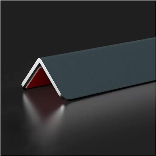 Raouoae Bandes En Aluminium Décoratives Pour Mur Et Plafond 2 Pièces 80/100/120/150 Cm Garniture De Plan De Travail Moulure Murale De Protection Finition Métal Bordure Décorative(W:3cm/1.1in,L:120cm/4