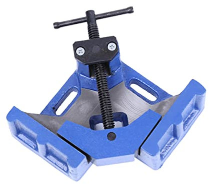 Uonlytech Morsetto Ad Angolo Retto Per Lavorazione Del Legno 4 Pollici Maniglia Singola Morsetto A 90 Gradi Mandrino Rotante Per Una Presa Precisa