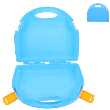 ifundom Caja Maleta para maletin Infantil maletín Infantil Organizador de Juguetes Maleta pequeña maletín de plástico con asa para niñas Almacenamiento de Juguetes páginas