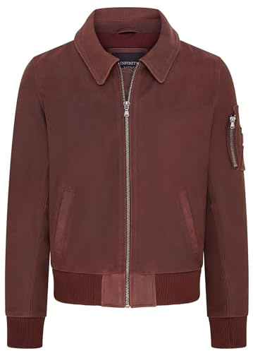 Men's A2 US Airforce Cowhide Aniline Leather Bomber Jacket