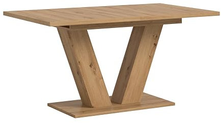 xonox.home Tisch Motion X4AG2T66 Ausziehbarer Esstisch in Artisan Nb. mit Y-Fußgestell, ca. 150-190x76x90 cm