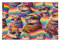 LGBT Pride Month Capybara Holz-Puzzle, Bildpuzzle, 1000 Teile, Puzzle für Familie, 74 x 70 cm