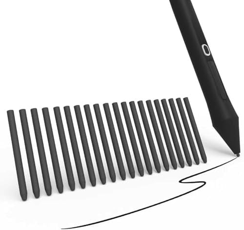 SSS·GRGB Ersatzfilzspitzen für Wacom Bamboo Intuos Stifte, 20 Stück | Filzmaterial für papierähnliches Schreibgefühl, präzise Linien für Skizzen und Zeichnungen, verschleißfest, leicht wechselbar